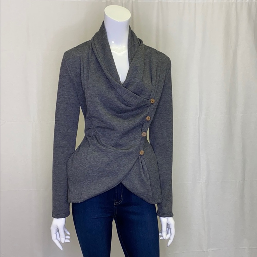 🎉Host Pick 2/23🎉 🆕 Asymmetrical Button Cardigan